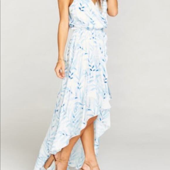 Show Me Your MuMu Molly Mullet Dress Blue Me Away S - Picture 4 of 5